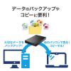 「アイ・オー・データ機器 USB 5Gbps 対応 ポータブルHDD TV録画対応 2TB ブラック HDPH-UTV2K 1台」の商品サムネイル画像4枚目