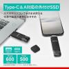 「バッファロー USB3.2 TypeーC/Aスティック型SSD 250GB ブラック SSD-SD250U3-BA 1個」の商品サムネイル画像2枚目