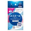 「ウェットティッシュ エリエール ポケットウエットティシュー 除菌アルコールタイプ 携帯用 1セット（1パック(7枚×6個入)×3）大王製紙」の商品サムネイル画像2枚目