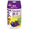 「森永栄養プラス 鉄分プラス 1日分の鉄分 プルーン＋グレープ 200ml 1箱（24本入）紙パック　 飲料 サプリメントドリンク 森永乳業」の商品サムネイル画像2枚目