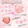「SPUN MASK スパンレース 不織布 立体タイプ カラーマスク（ブラック） 1袋（7枚入×3袋） 医食同源ドットコム 個包装」の商品サムネイル画像3枚目