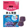 「UHA味覚糖　UHAグミサプリ　鉄＆葉酸（EC限定60日分）　アサイーミックス味　1セット（1箱（120粒入）×3）　サプリメント」の商品サムネイル画像2枚目