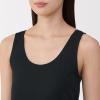 「無印良品 レディース 婦人 あったか綿 タンクトップ 婦人Ｓ 黒 良品計画」の商品サムネイル画像6枚目