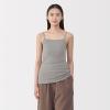 「無印良品 レディース 婦人 あったか綿 キャミソール 婦人Ｓ グレイッシュブラウン 良品計画」の商品サムネイル画像2枚目
