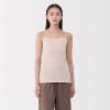 「無印良品 レディース 婦人 あったか綿 キャミソール 婦人Ｌ ライトベージュ 良品計画」の商品サムネイル画像2枚目
