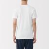 「無印良品 メンズ　紳士 あったか綿 クルーネック半袖Ｔシャツ 紳士Ｓ 白 良品計画」の商品サムネイル画像3枚目