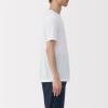 「無印良品 メンズ　紳士 脇に縫い目のない なめらか Ｖネック半袖Ｔシャツ 紳士Ｓ 白 良品計画」の商品サムネイル画像2枚目
