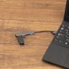 「ナカバヤシ USB2.0 3ポートハブ 極薄極細 グレー UH-2543GY 1個」の商品サムネイル画像3枚目