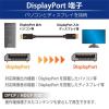 「日本トラストテクノロジー DisplayPortケーブル 4K対応 3m JTDISP4K-3M-BK 1本」の商品サムネイル画像6枚目