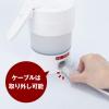 「ナカバヤシ 折りたたみケトル 600ml ホワイト MBE-TK04/WH 1台」の商品サムネイル画像5枚目