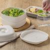 「ふたしなセイロ 蒸し器 2段 ホワイト most most1 1個 富士商」の商品サムネイル画像5枚目