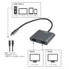 「Vodaview USBーC to HDMI 分配器 (複製/拡張) 1.5m延長ケーブル付 VV-UCWHDASP-CCF015 1式」の商品サムネイル画像2枚目