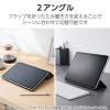 「エレコム iPad(A16) (第10世代) フラップケース 超薄型 マグネット着脱 TB-A25RWVPF2BK 1個」の商品サムネイル画像6枚目