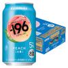 「チューハイ サントリー -196＜白桃＞ 缶 350ml 1ケース(24本)」の商品サムネイル画像2枚目