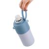 「ペットボトルホルダー 保冷保温 真空二重構造 300~650ml アイスブルー 1個 LIV PLUS」の商品サムネイル画像3枚目