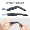 「サンワサプライ 静音ワイヤレス IR LEDマウス(5ボタン・薄型) MA-WIS5117BK 1個」の商品サムネイル画像4枚目