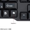 「サンワサプライ 静音マウス付き2.4GHzワイヤレスキーボード(TypeーC接続) SKB-WL40CSETBK 1個」の商品サムネイル画像8枚目