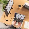 「サンワサプライ USB Type CーHDMI変換アダプタ(4K/60Hz/HDR) AD-ALCHDR04TK 1個」の商品サムネイル画像9枚目