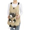 「Svans（スバンズ）猫用 爪切り お助けエプロン ベージュ 1枚 コジット」の商品サムネイル画像2枚目