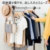 「衣類収納アップハンガー  ダークブラウン 1個（2本組） カワタキコーポレーション」の商品サムネイル画像6枚目