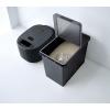 「S 密閉米びつ 12kg ブラック A7514BK 1個 アスベル」の商品サムネイル画像4枚目