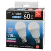 「オーム電機 LED電球小形 E17 60形相当 昼光色 2個入 LDA6DGE17IS532P 1セット(2個)」の商品サムネイル画像7枚目