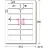 「エーワン IJ用光沢紙ラベル A414面宛名・表示用 29233 1セット:1袋(10シート入)×2袋」の商品サムネイル画像2枚目