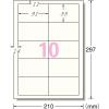 「エーワン マルチカード IJ用両面クリアエッジタイプ 厚口 51835 1袋(10シート入)」の商品サムネイル画像2枚目