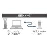「ナカバヤシ カテゴリー7 LANケーブル ブラック 5m C7-050BK 1本」の商品サムネイル画像5枚目