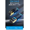 「【アウトレット】VENTION Cat.8 薄型LANケーブル 1M Black IK-9051 1本」の商品サムネイル画像2枚目