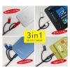 「エアージェイ 【+ECO】3in1マルチケーブル2m UKJ-ELMC2M RD 1本」の商品サムネイル画像2枚目
