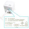 「エアージェイ PD20W対応AC充電器直付けストロングケーブル Type-C AKJ-PD20STG WH 1台」の商品サムネイル画像4枚目