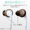 「エレコム EarPods用アクセサリ/イヤホンカバー/カナル/クリア P-APEPICR 1個」の商品サムネイル画像4枚目