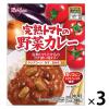 「【ワゴンセール】ハウス食品 完熟トマトの野菜カレー 1セット（3個） レンジ対応（わけあり品）」の商品サムネイル画像1枚目