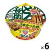 「カップ麺 日清の汁なしどん兵衛 濃い濃い濃厚ソース焼うどん 100g 1セット（6個） 日清食品」の商品サムネイル画像1枚目