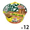 「カップ麺 日清の汁なしどん兵衛 濃い濃い濃厚ソース焼うどん 100g 1セット（12個） 日清食品」の商品サムネイル画像1枚目