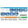 「大橋産業 12V/24V バッテリー充電器 25A 2708 1個」の商品サムネイル画像5枚目
