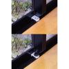 「【補助錠】 ノムラテック ウィンドロック ZERO 3P シルバー N-1156 1パック（3個入）」の商品サムネイル画像2枚目