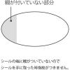 「【ラッピングシール】 ヘッズ 指紋が目立たない透明ロールシール-2 1セット（500枚：500枚×1パック）」の商品サムネイル画像2枚目