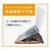 「【アウトレット】ナカバヤシ 14インチPC用 スタンドインナーケース リサイクル ブラック SZC-FC142407BK 1個」の商品サムネイル画像6枚目