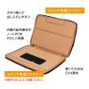 「【アウトレット】ナカバヤシ 14インチPC用 スタンドインナーケース リサイクル ブラック SZC-FC142407BK 1個」の商品サムネイル画像7枚目