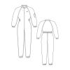 「ガードナー CJ1032-2 クリーンスーツ LL CJ1032-2-LL 1着」の商品サムネイル画像2枚目