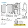 「ノムラテック キーストックEK N-2364 緊急解除キー付 1個」の商品サムネイル画像2枚目