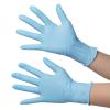 「小野商事 ニトリル手袋 ブルー パウダーフリー Mサイズ AG7240 AG7240M 1箱(100枚)」の商品サムネイル画像2枚目