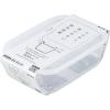 「イノマタ化学 #1845 楽ちんパック角型600ml クリアーホワイト　1個」の商品サムネイル画像2枚目