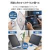 「エレコム 11インチiPad Air(M3/M2) フラップケース 360度回転 TB-A25MMG360BG 1個」の商品サムネイル画像4枚目