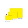 「ササガワ ケイコーカード B6判 レモン 14-3565 1冊(10枚入)」の商品サムネイル画像3枚目