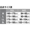 「【使い捨て白衣】 川西工業 工場見学3点セット(不織布白衣/マスク/ヘアキャップ) ホワイト M #7022M 1セット」の商品サムネイル画像3枚目