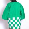 「服部　カラーハッピ　市松柄入り　hanm22_7　1着」の商品サムネイル画像7枚目