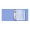 「キングジム ミニリングファイル ブルー 3穴バインダー MN637ーB 1冊」の商品サムネイル画像6枚目